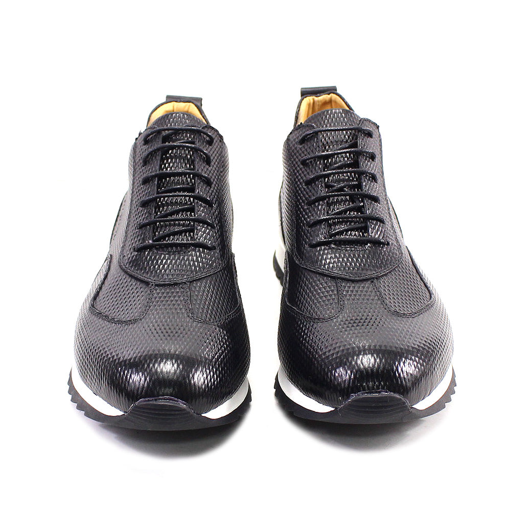 Handcrafted Genuine Leather Oxford Sneakers - skyjackerz