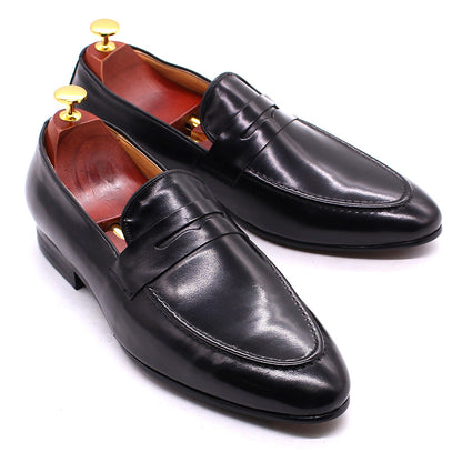 Men's Leather Casual Dress Shoes - skyjackerz