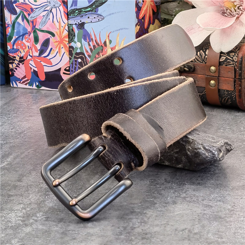 Retro Style Men's Leather Belt - skyjackerz