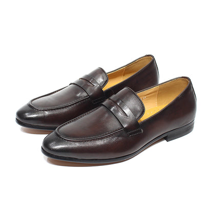 Men's Leather Casual Dress Shoes - skyjackerz