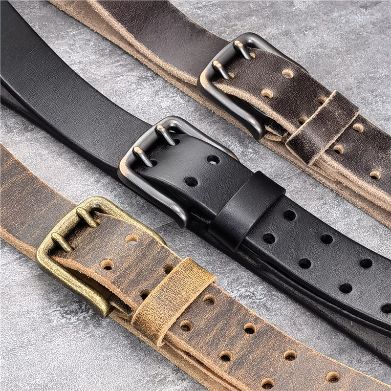 Retro Style Men's Leather Belt - skyjackerz