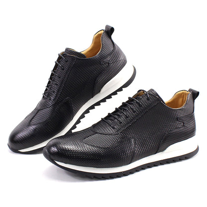 Handcrafted Genuine Leather Oxford Sneakers - skyjackerz