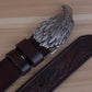 Eagle Designer Vintage Leather Belt For Men - skyjackerz