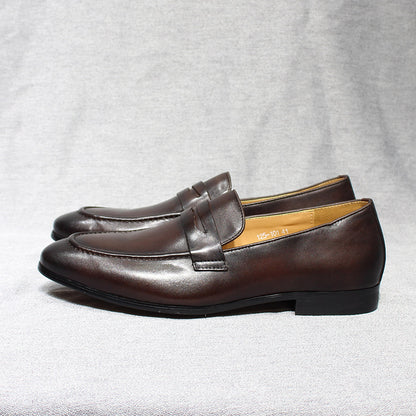 Men's Leather Casual Dress Shoes - skyjackerz