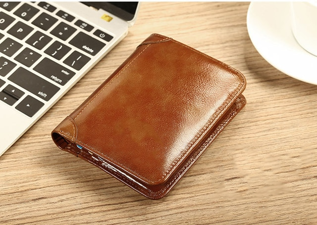 Brown Classic Leather Wallet For Men - skyjackerz