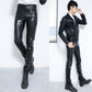 Men's Trendy Urban Leather Pants - skyjackerz