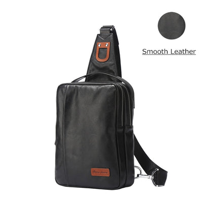 Black / Big (28.5x20x9cm) Men's Business Leasure Shoulder Bags - skyjackerz
