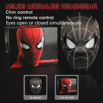 Spiderman - Chin Spiderman Electronic Mask with Moving Eyes - skyjackerz