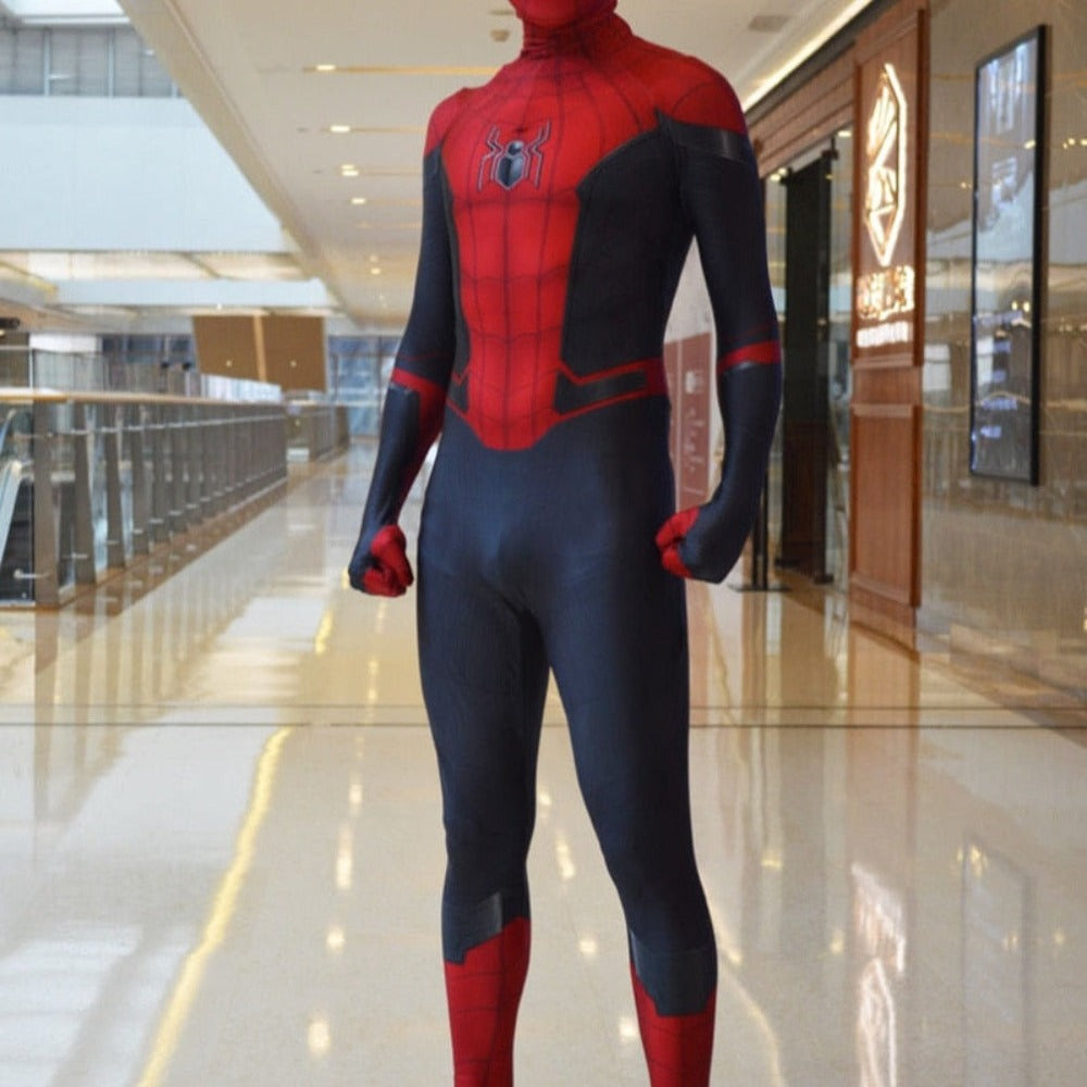 Without Mask / 3M - Kids Spiderman Far From Home Cosplay Costume - skyjackerz
