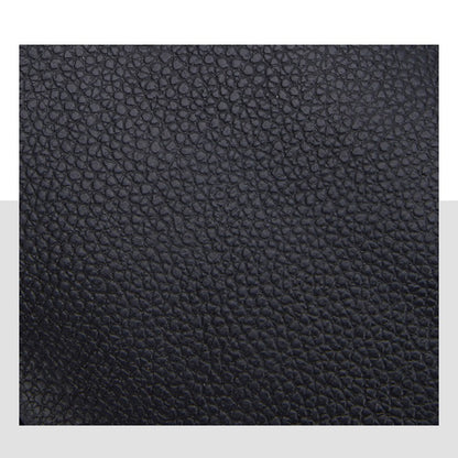 Men's Leather Black Travel Bag - skyjackerz