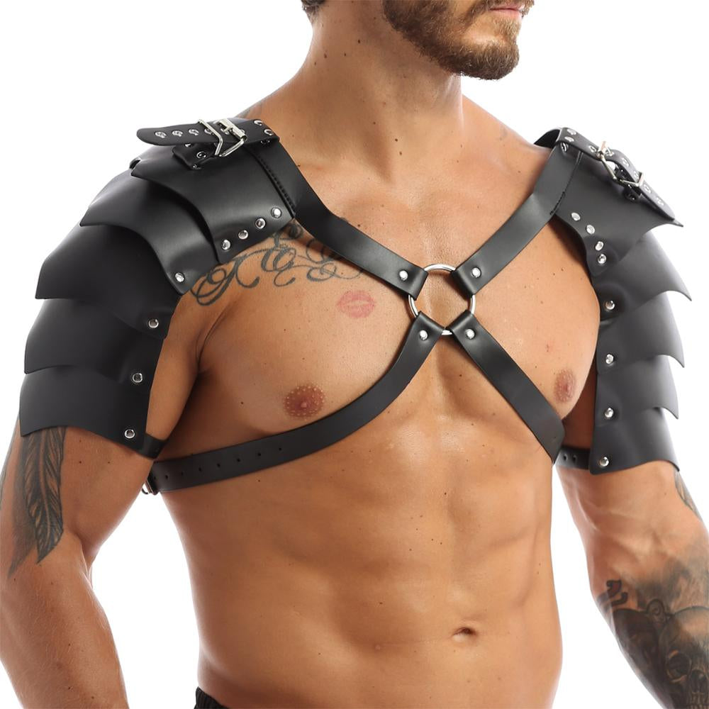 Men's Double Shoulder Armors Harness - skyjackerz