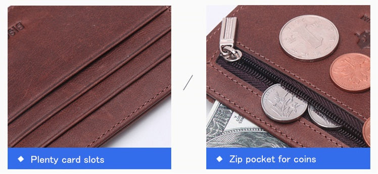 Men's Mini RFID Blocking Retro Wallet - skyjackerz