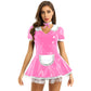 Pink / S Maid Role Play Outfit For Women - skyjackerz