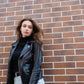 X Small Biker Black Vintage Leather Jacket For Women - skyjackerz