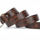 Red Brown / 105 cm Fashion Men's Cowhide Leather Belt - skyjackerz