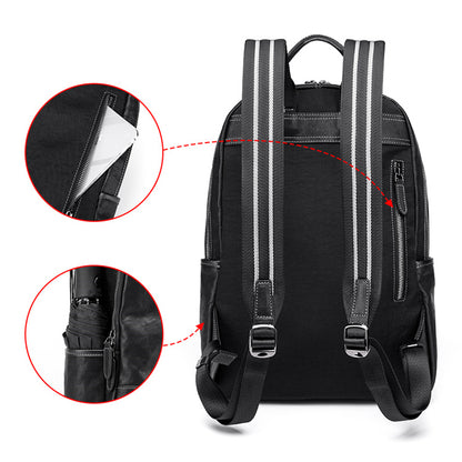 Men's Leather Waterproof Travel Bag - skyjackerz