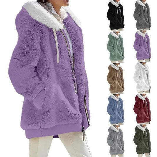 Winter Fashion Cashmere Fleece Jacket - skyjackerz