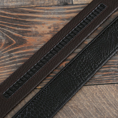 1 / 105 cm Men's Designer Automatic Genuine Leather Belt - skyjackerz
