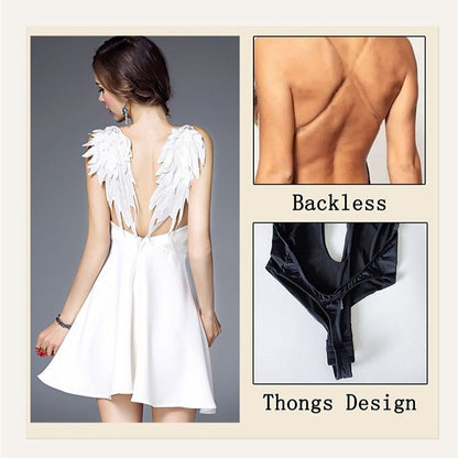 Backless Bra Bodysuit with Waist Trainer - skyjackerz