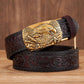 Eagle Alloy Automatic Leather Belt For Men - skyjackerz