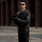 Biker Black Vintage Leather Jacket For Men