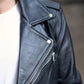 Biker Black Vintage Leather Jacket For Men