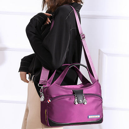 Red Wine Women's Leather Crossbody Purse - Do-It-All Handbag - skyjackerz