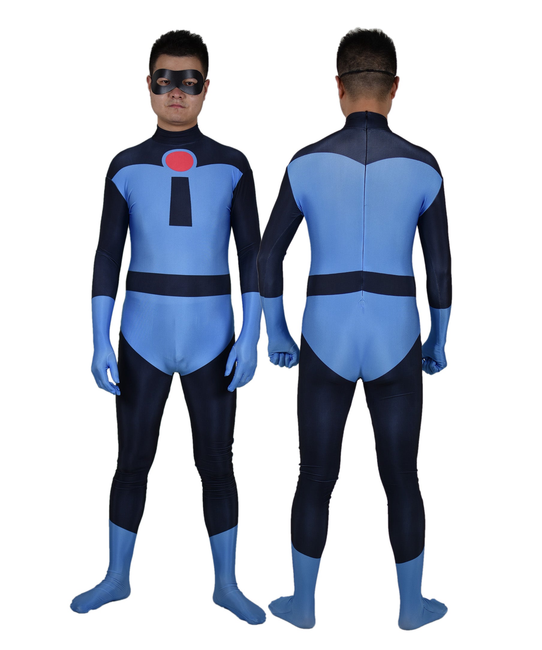 Mr. Incredible & Elastic Girl Cosplay Costumes Set F - Men / Xs