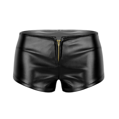 Women Black Low Waist Club Short - skyjackerz