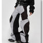 Men's Loose Fit Patchwork Leather Pants - skyjackerz