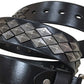 Metal Stud Punk Leather Belt For Men - skyjackerz