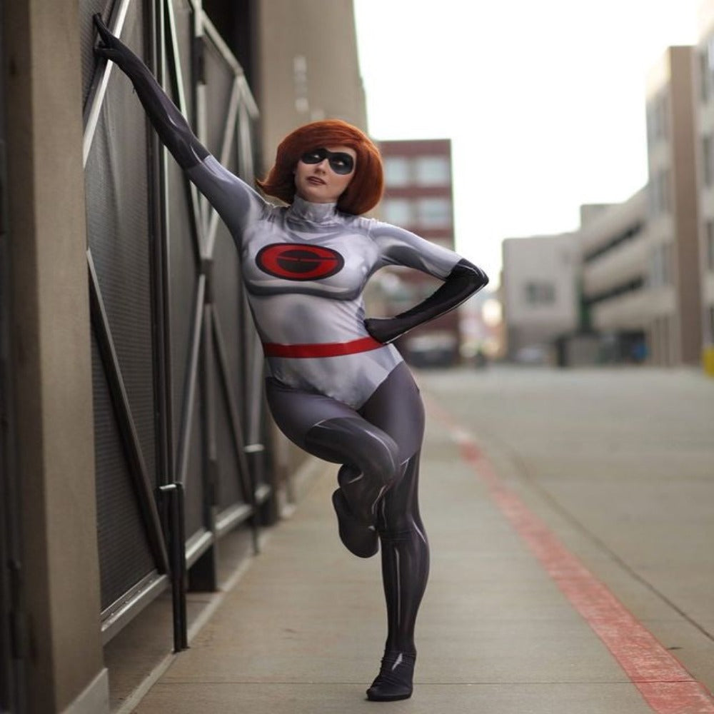 Set B - Women / XS Mr. Incredible & Elastic Girl Cosplay Costumes - skyjackerz