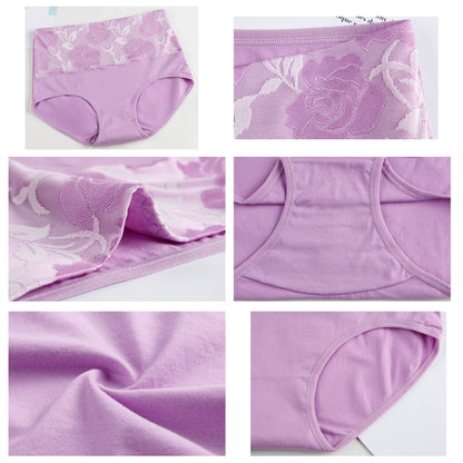 Cotton High Waisted Abdominal Underwear - skyjackerz