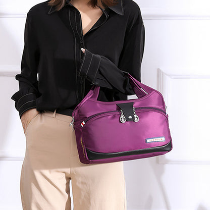 Red Wine Women's Leather Crossbody Purse - Do-It-All Handbag - skyjackerz