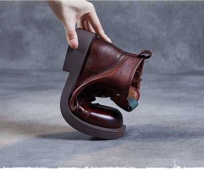 Women's Retro Casual Ankle Boots - skyjackerz