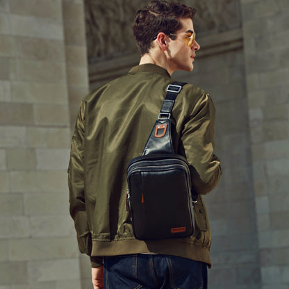 Black / Big (28.5x20x9cm) Men's Business Leasure Shoulder Bags - skyjackerz