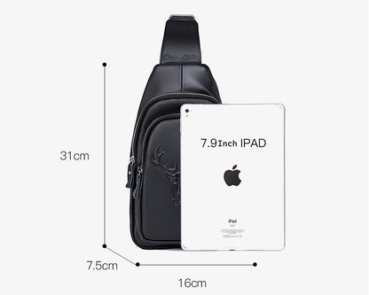 Men's Dapper Buck Shoulder Bags - skyjackerz