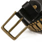 Rivet Studded Cowskin Leather Belt For Men - skyjackerz