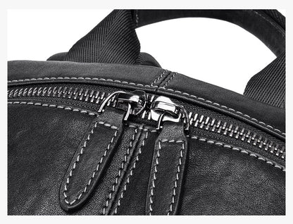 Men's Leather Waterproof Travel Bag - skyjackerz