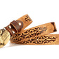 Ethnic Style Cowboy Leather Belt For Men - skyjackerz