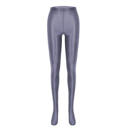 Dark-Grey / M Shiny Leggings For Women - skyjackerz