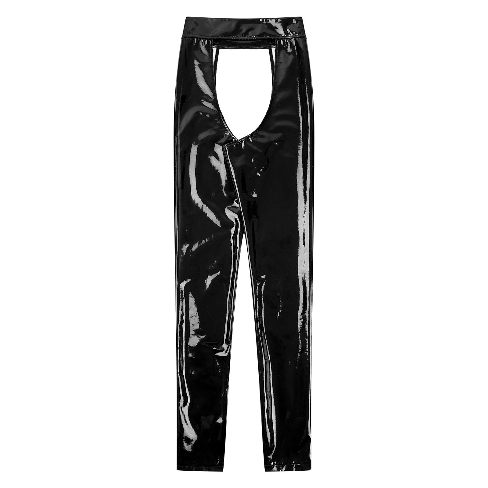 Women's Cutout Leather Pants - skyjackerz