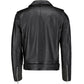 Black Ebiker / Medium Biker Black Vintage Leather Jacket For Men - skyjackerz
