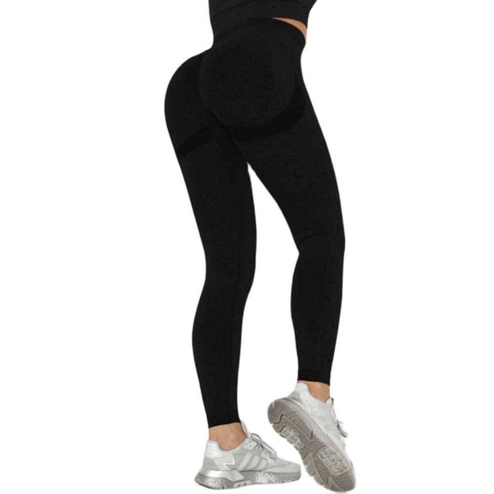 Black / S Women's Lift Up Yoga Pants - skyjackerz