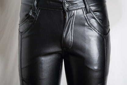 Men's Modern Comfortable Leather Pants - skyjackerz