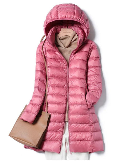 Ruddy Pink / M Winter Women's Lightweight Down Jacket - skyjackerz