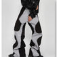 Men's Loose Fit Patchwork Leather Pants - skyjackerz