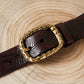 Washed Design Vintage Leather Belt For Men - skyjackerz