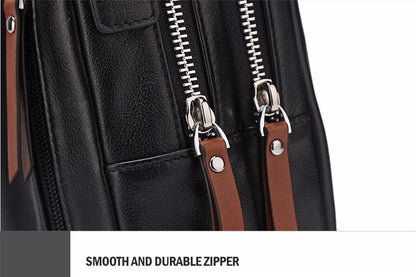 Black / Big (28.5x20x9cm) Men's Business Leasure Shoulder Bags - skyjackerz