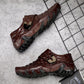 Men's Leather Crocodile Casual Shoes - skyjackerz